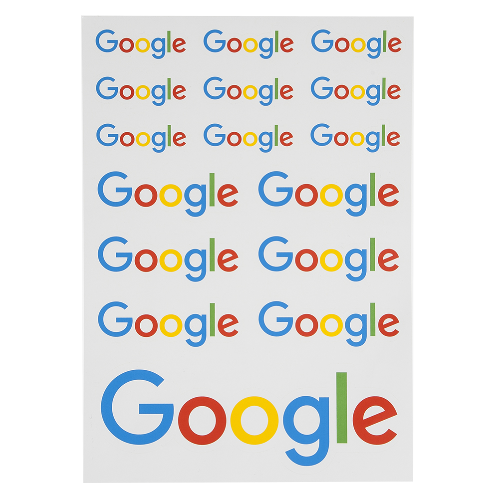 Google Sticker Sheet