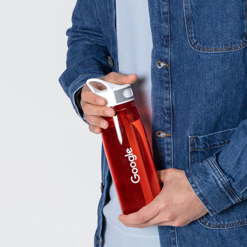 Google Aqua Water Bottle- Red