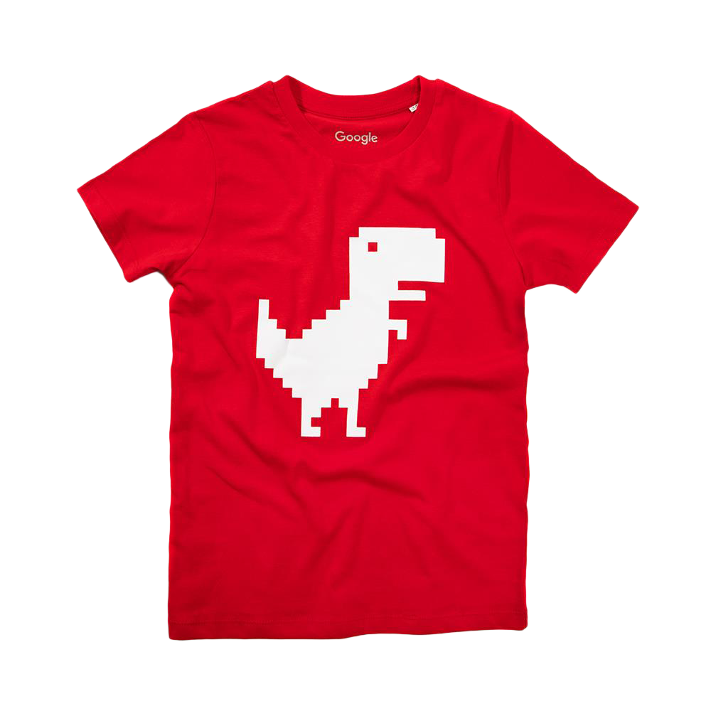 Kids Dino 2D Tee - Red