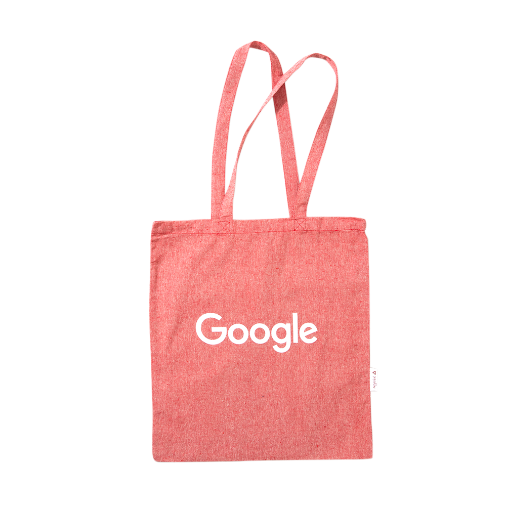 Google Recycled Tote Red
