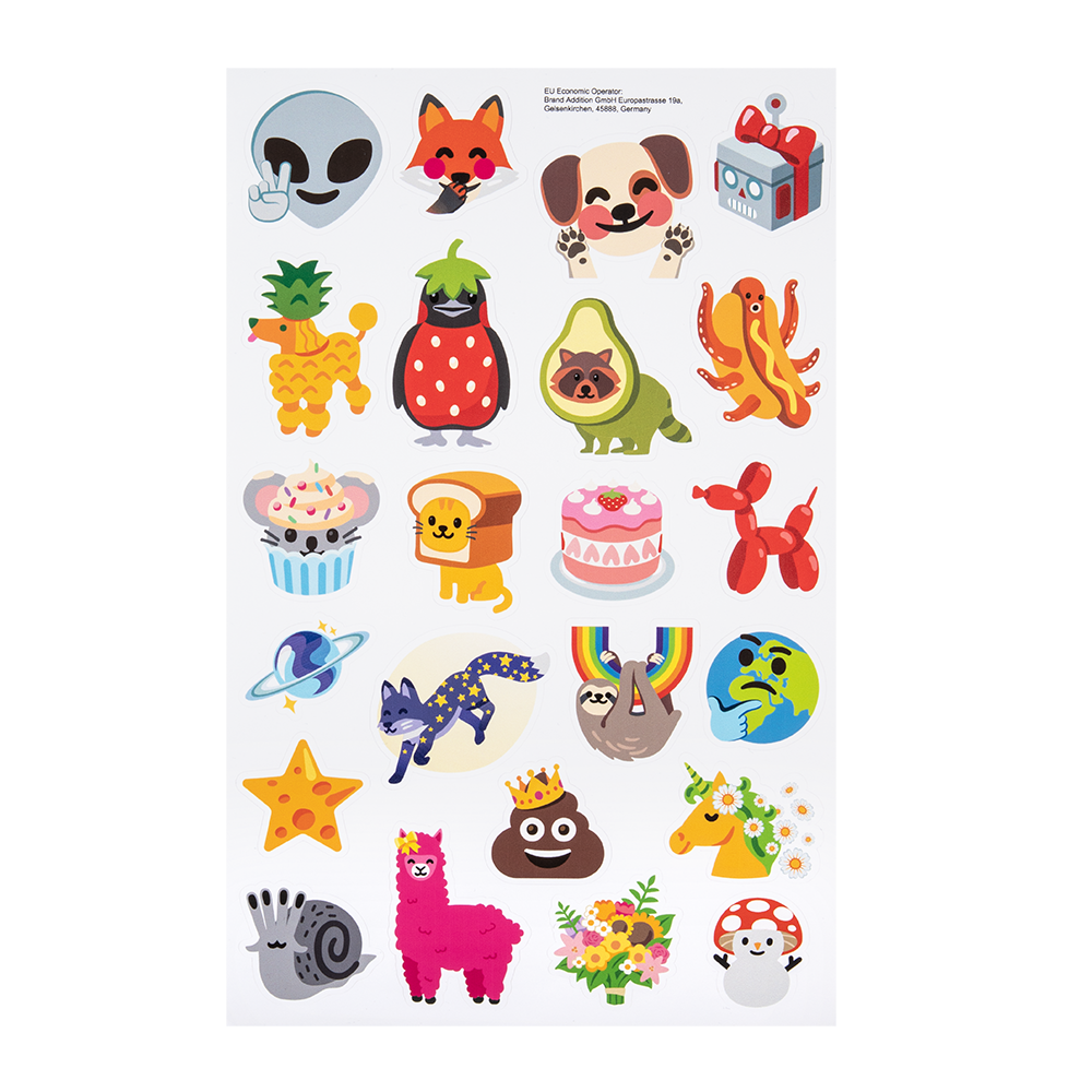 Kit Chan Sticker Emoji Kitchen Sticker Sheet - Google Merch Shop | Official Google Merch ...
