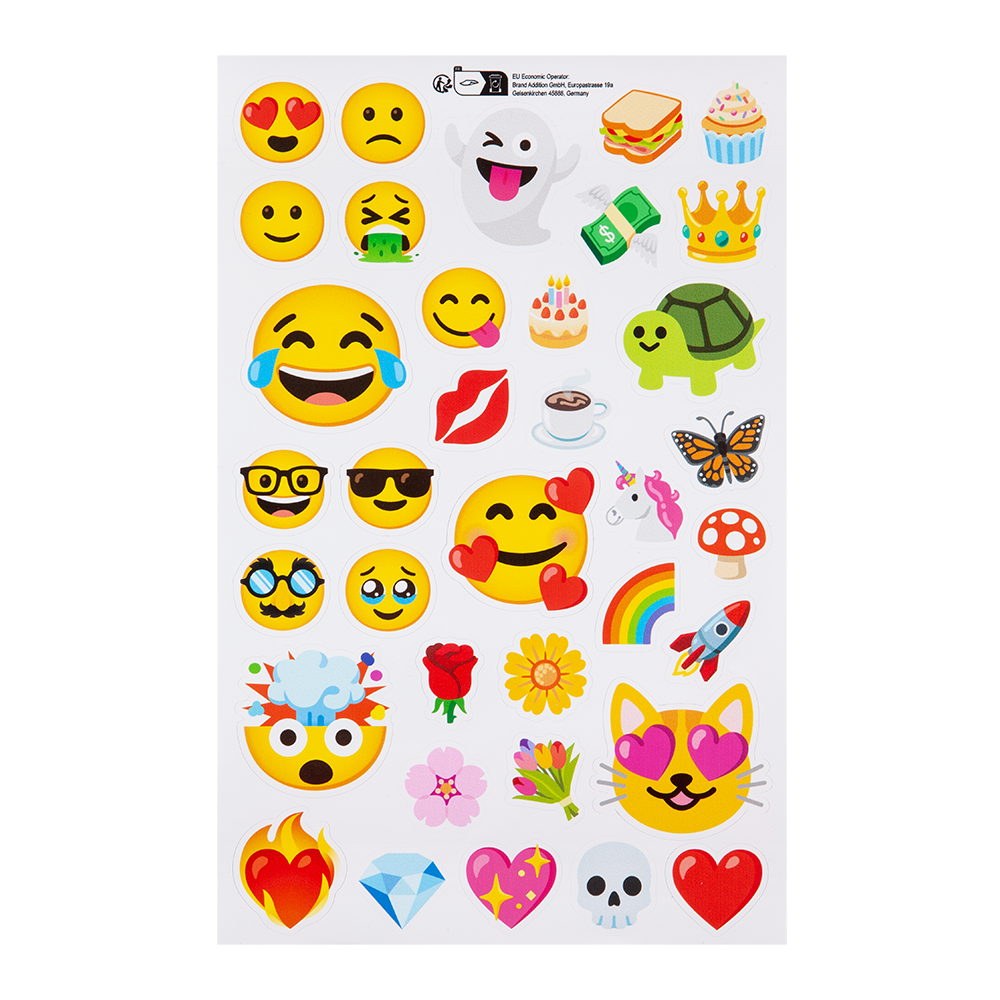 Noto Emoji Color Sticker Sheet