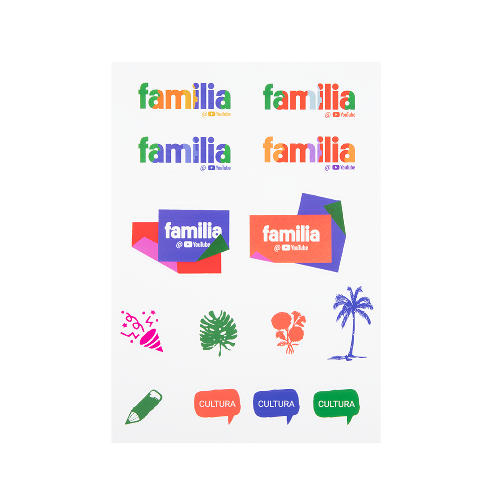 La Familia A5 Sticker Sheet