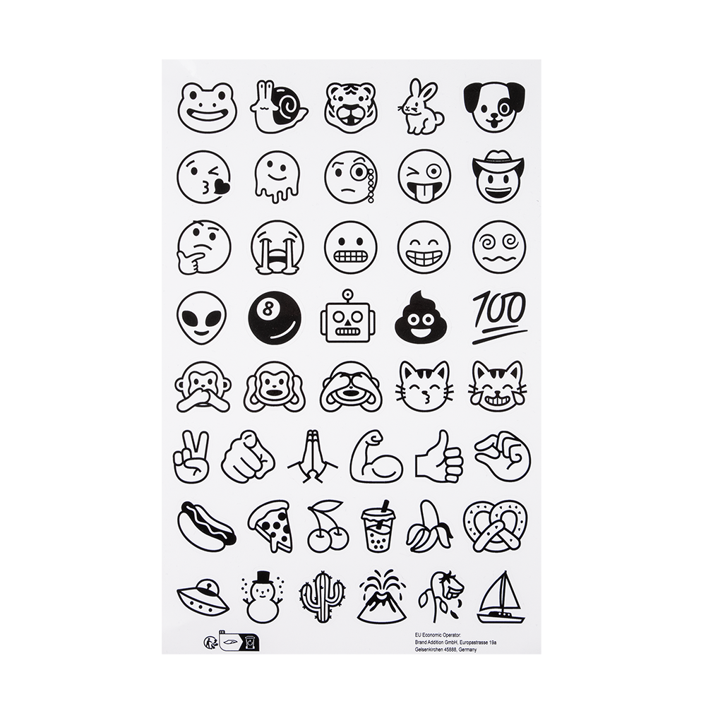 Noto Emoji Sticker Sheet