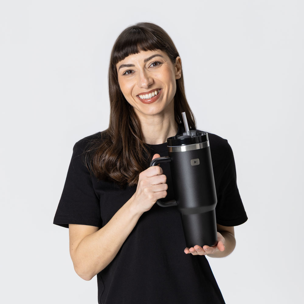 YouTube Straw Tumbler