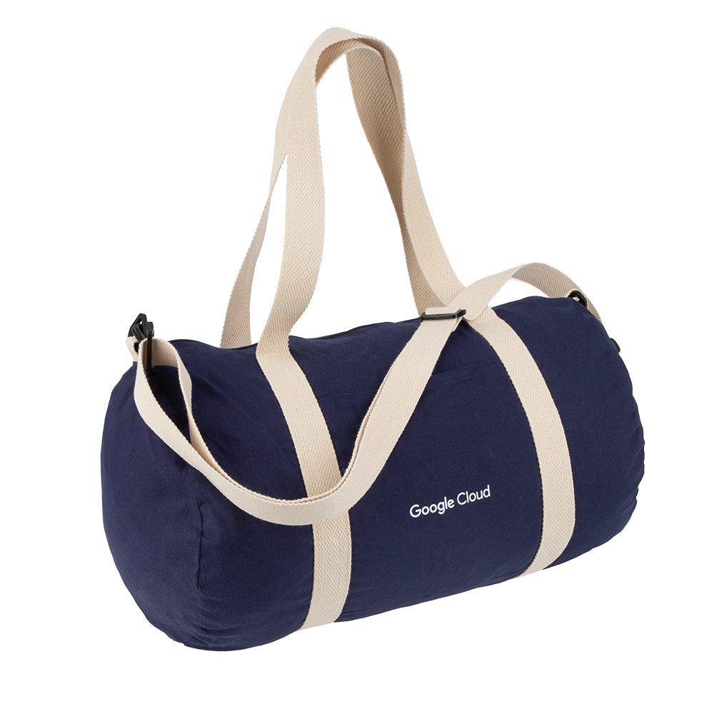 Google Cloud Barrel Bag - Blue