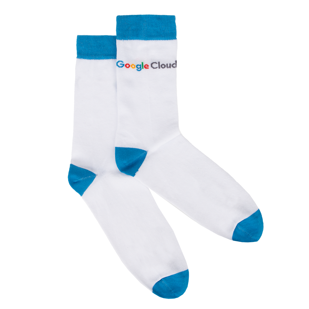 Google Cloud Upcycled Socks