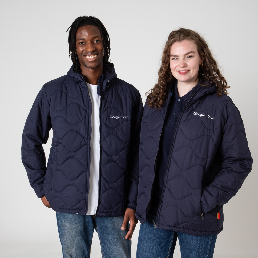 Google Cloud Navy Puffer Jacket
