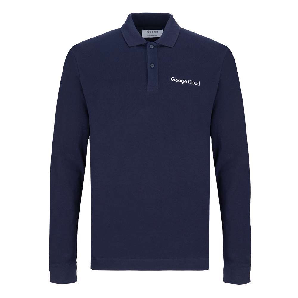 Google Cloud Navy Polo