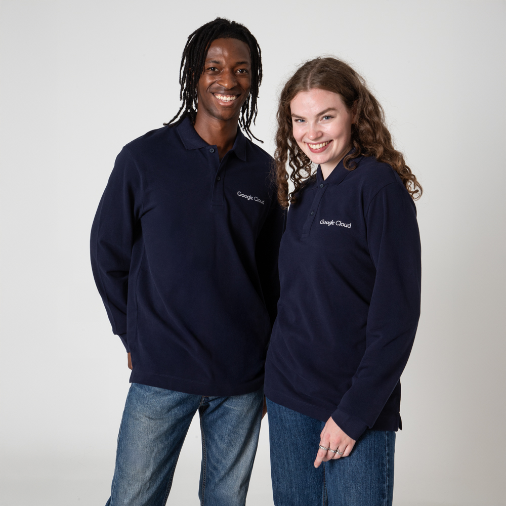 Google Cloud Navy Polo