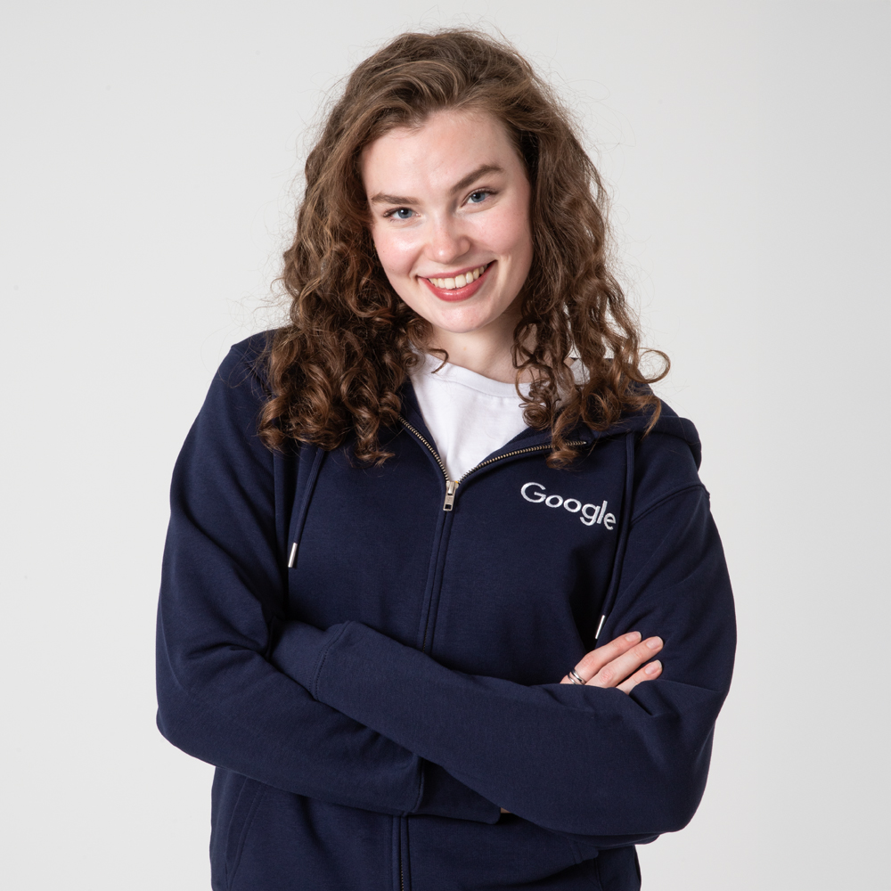 Google Plymouth 2.0 Navy Zip Up Hoodie