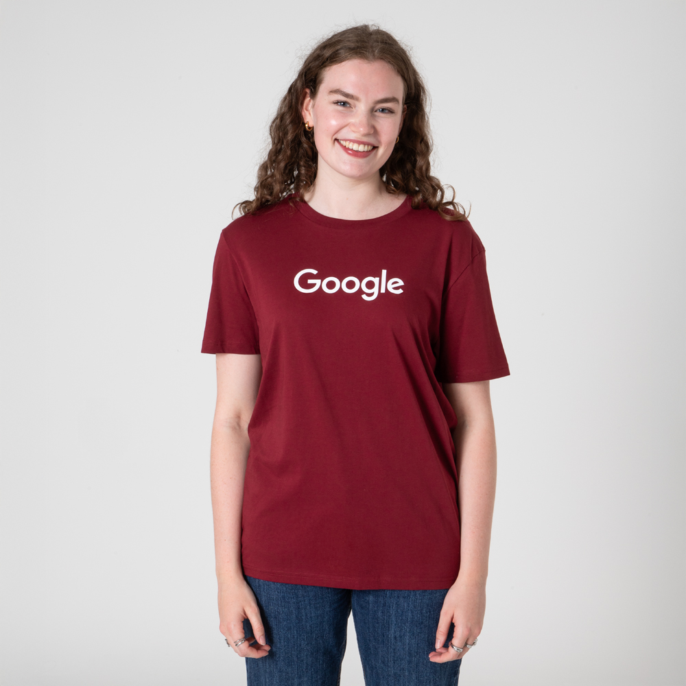 Google Shoreline Burgundy Tee