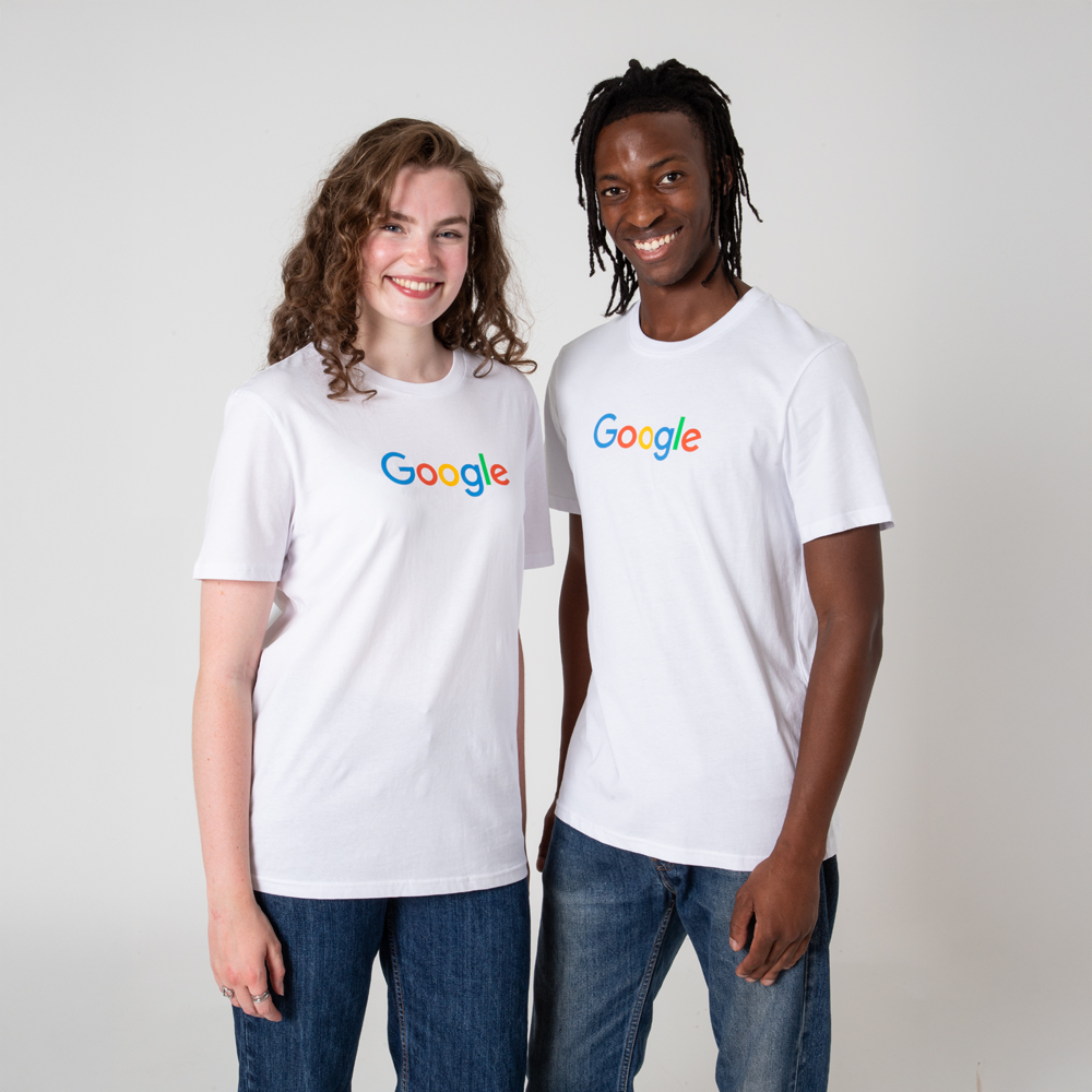 Google White Shoreline Tee