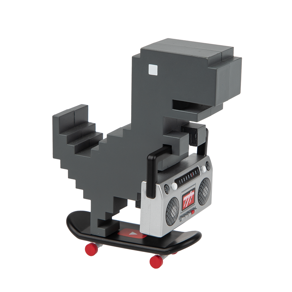 Chrome Dino YouTube Skater Accessory Pack