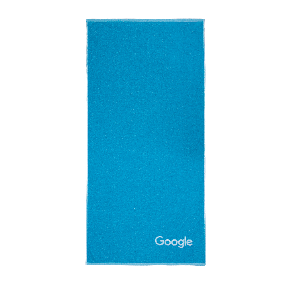 Google Jacquard Woven Towel Teal
