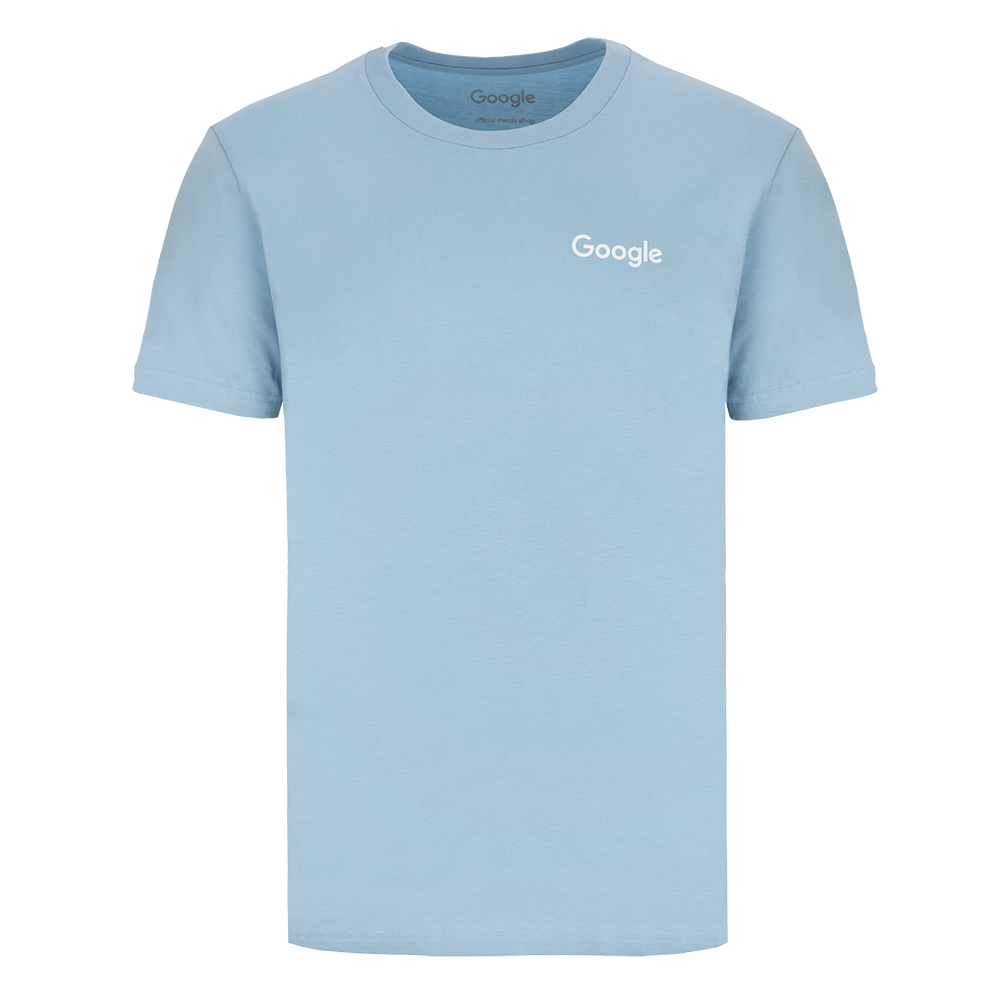 Google Unisex Tee - Sky Blue