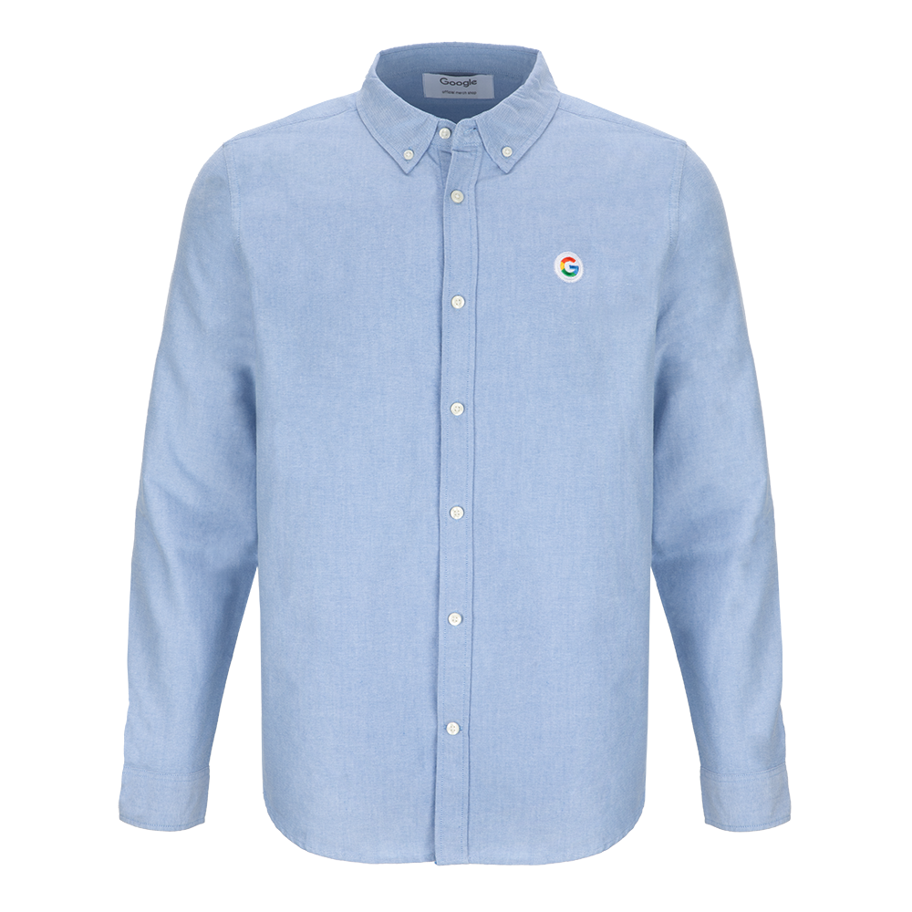 Super G Men's Oxford Shirt - Blue