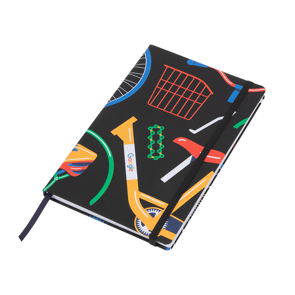 G Bike A5 Harcover Notebook