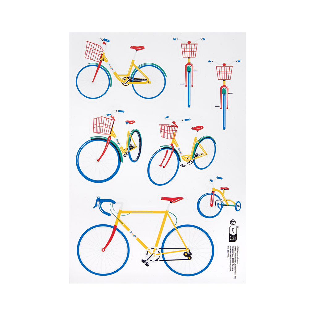 G Bike Sticker Sheet