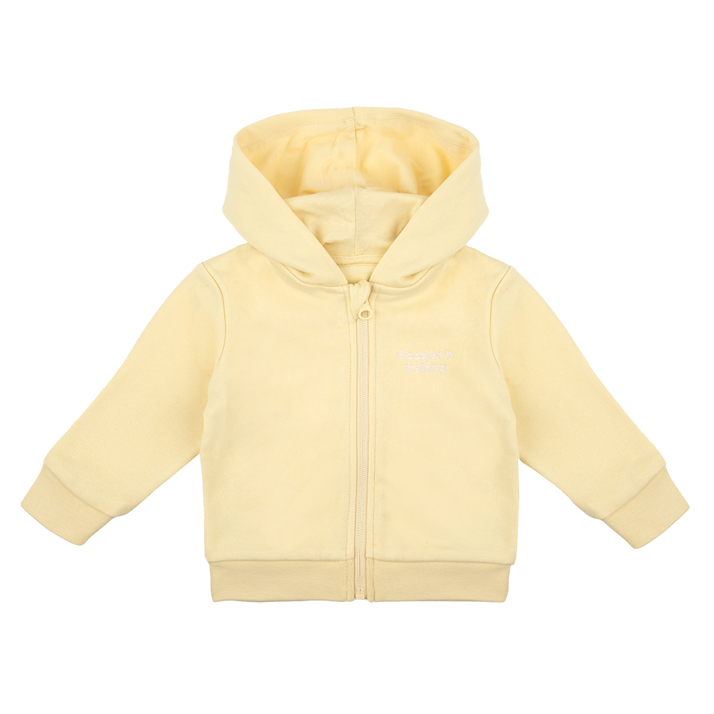 Googler in Training Zipped Hoodie Yellow