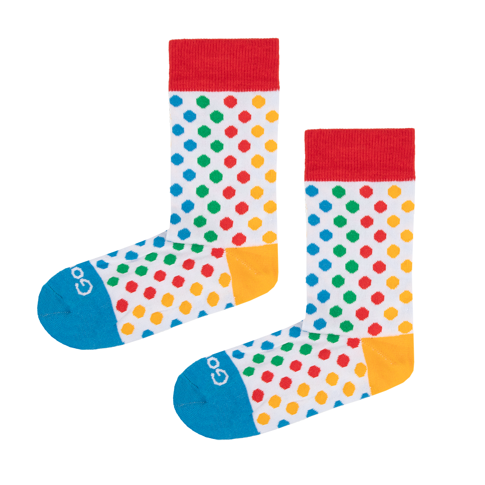 Googler in Training Polka Dot Socks