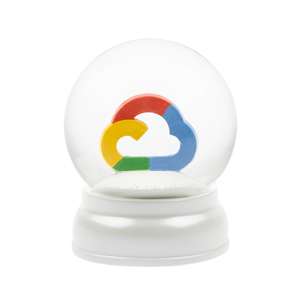 Google Cloud Snow Globe