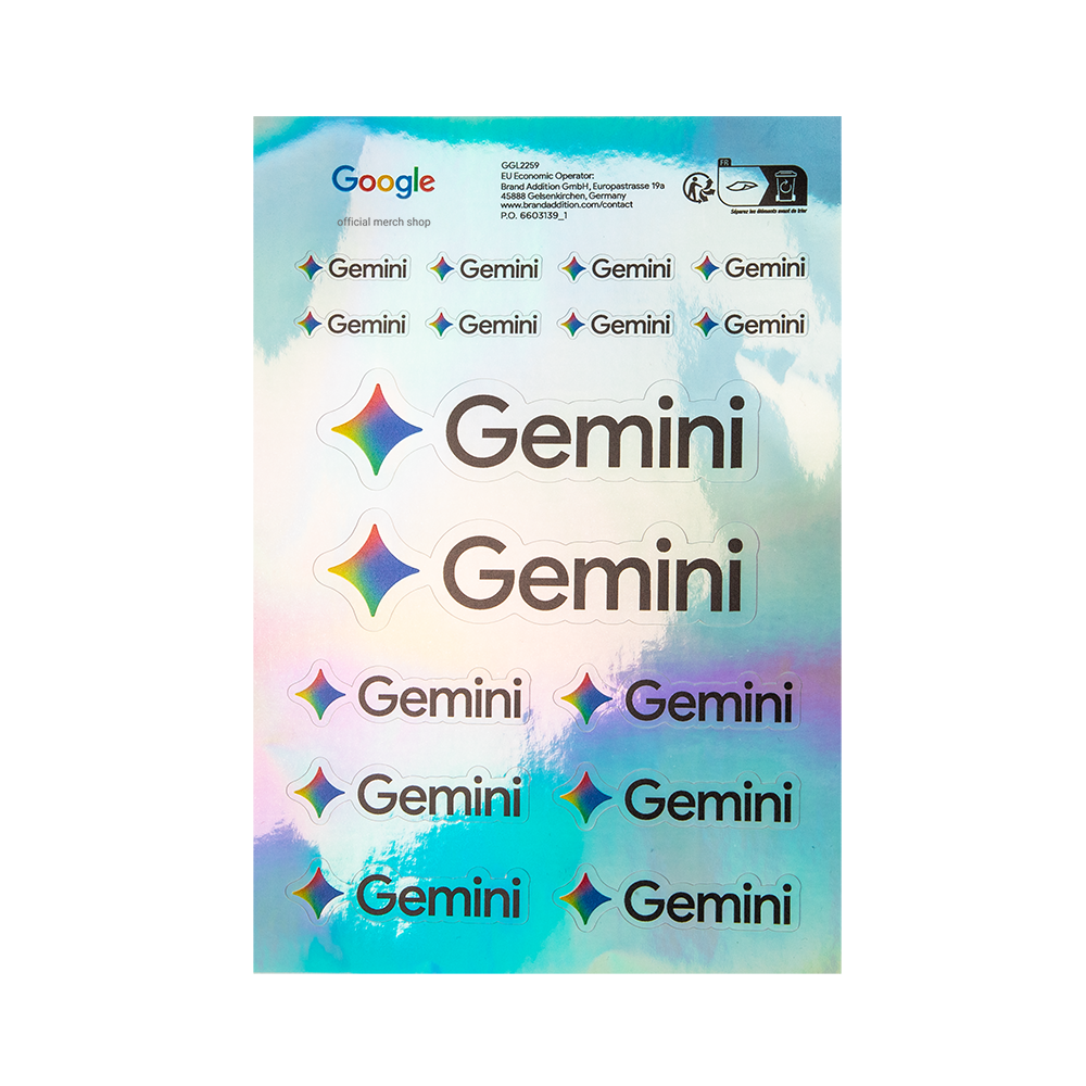 Gemini Holographic Sticker Pack