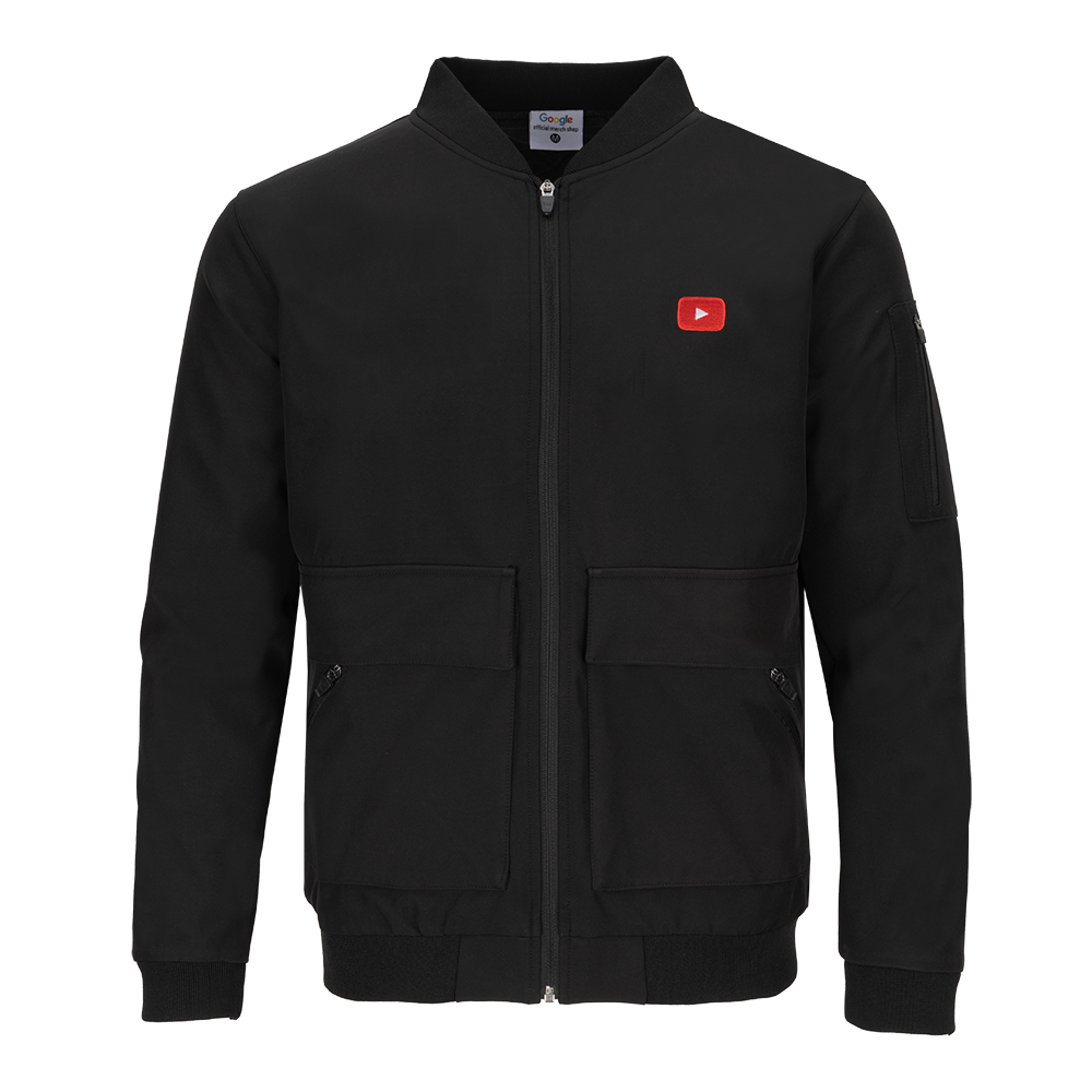 YouTube Black Bomber Jacket
