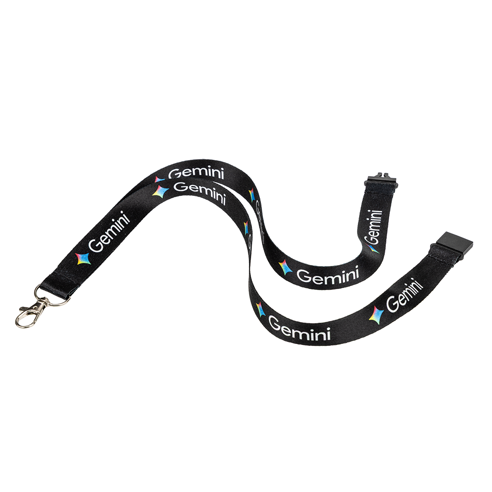 Gemini Black Lanyard