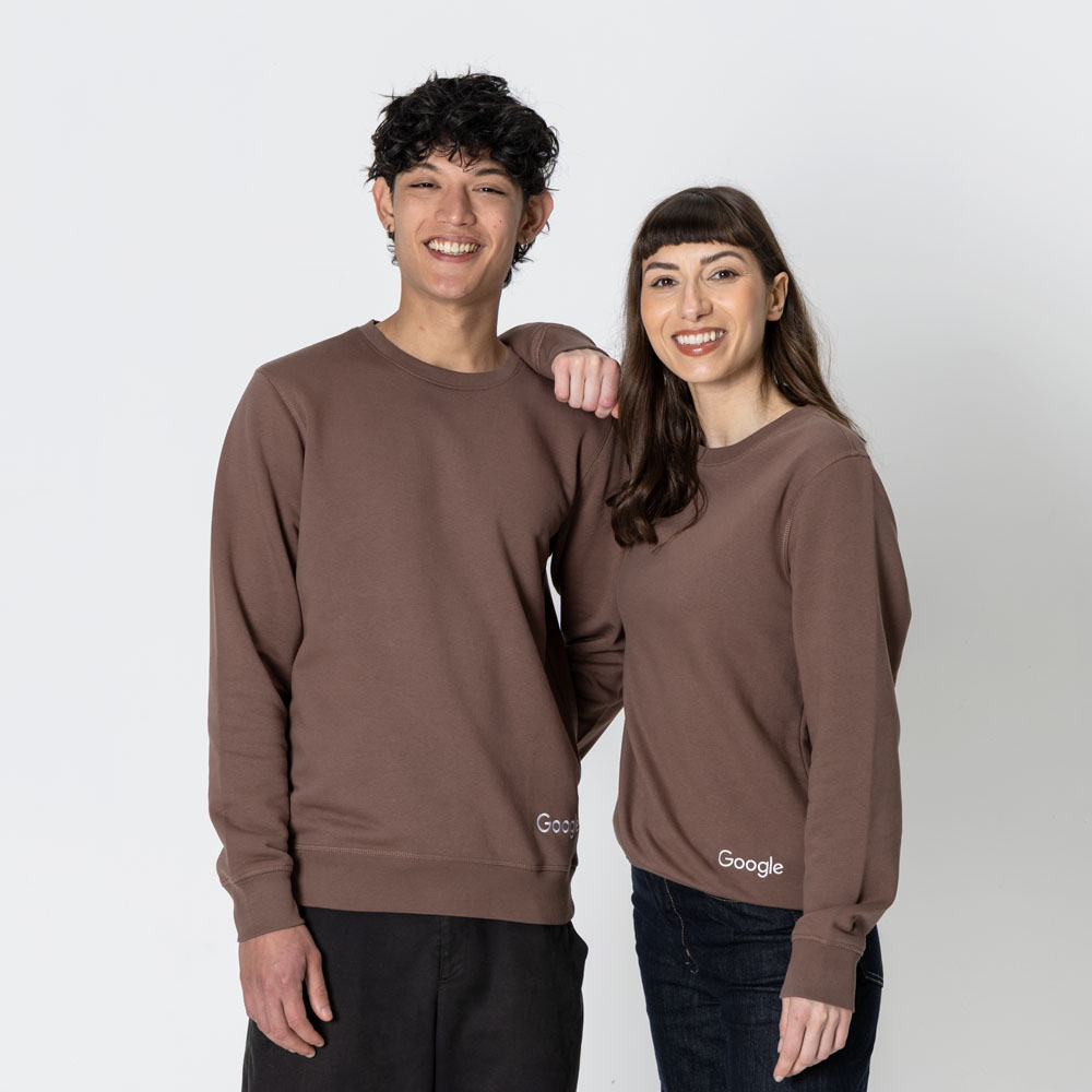 Google Unisex Mocha Sweatshirt