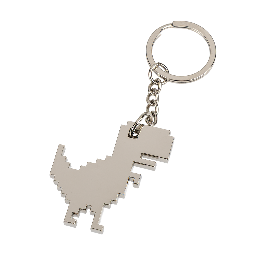 Chrome Dino Keyring