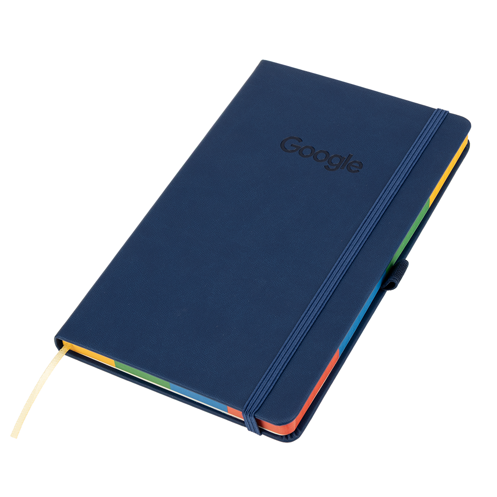 Google A5 Recycled Notebook - Blue
