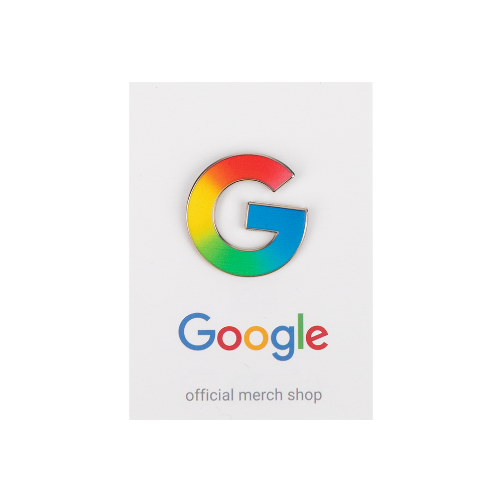 Google G Pin Badge