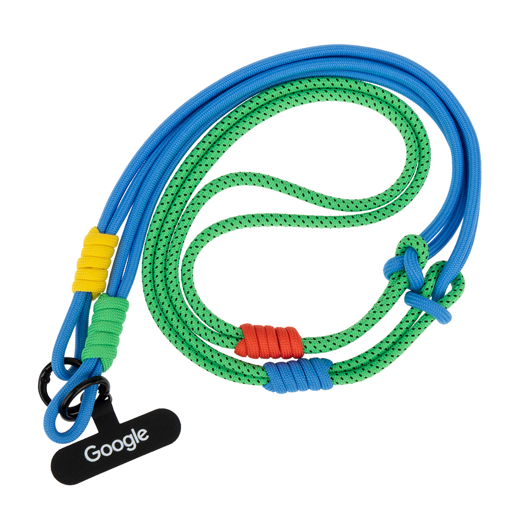 Google Multi Colour Rope Lanyard