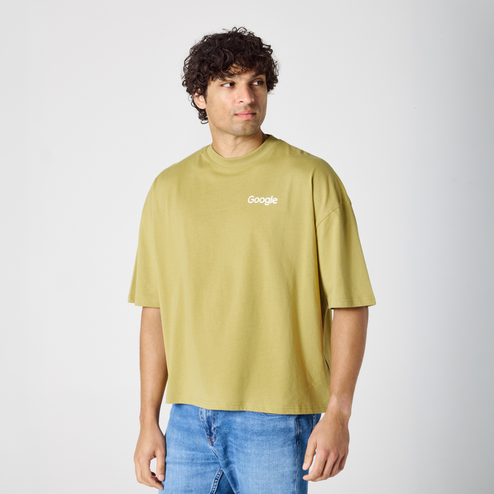 Olive Boxy Tee