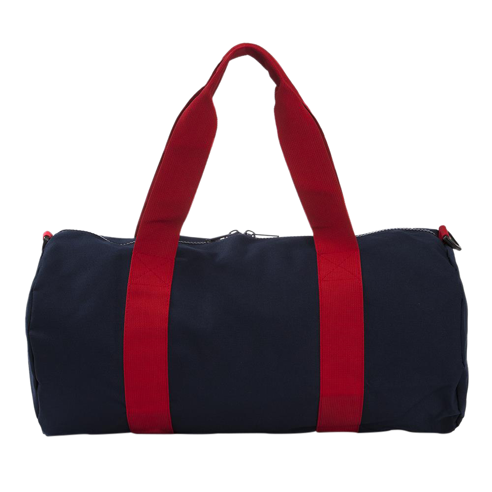 Barrel Bag Navy Red