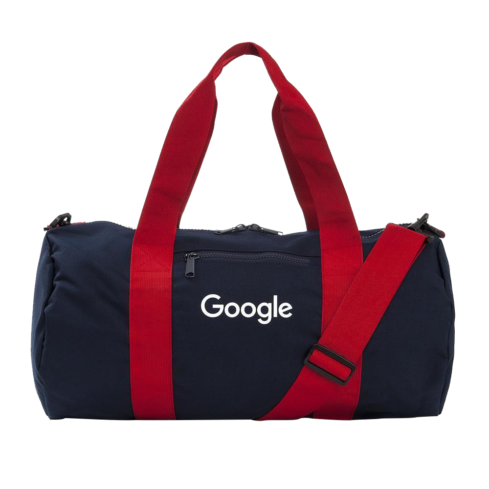 Barrel Bag Navy Red