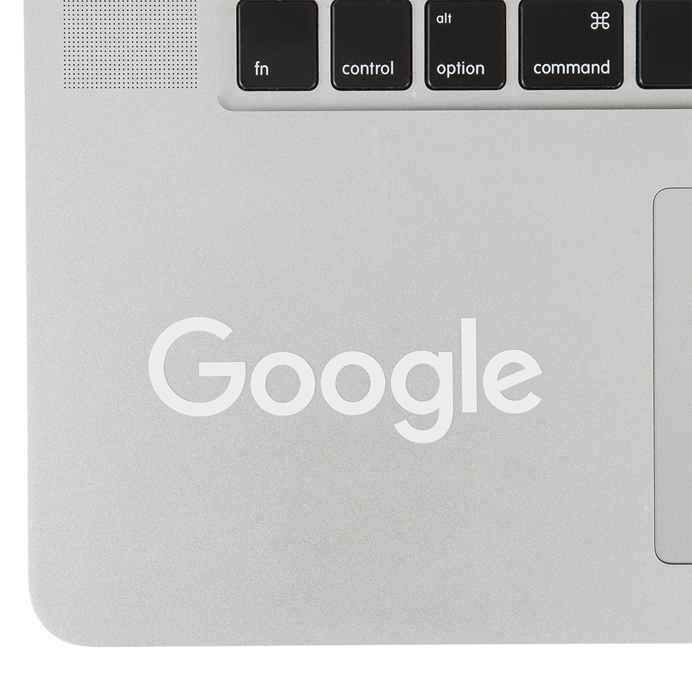 White Google Transfer Sticker