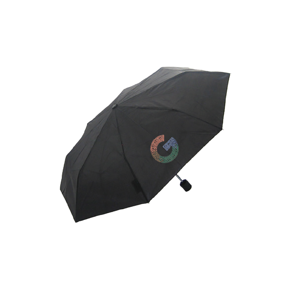 Google branded black umbrella